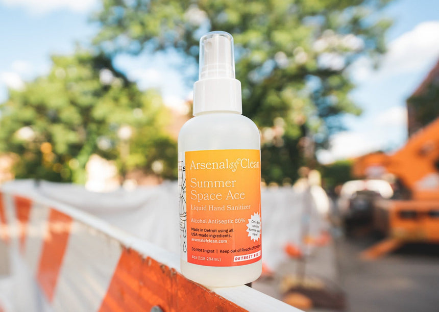 Summer Space Ace Citrus Hand Sanitizer Spray